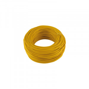 Câble électrique 1 conducteur jaune 1.5mm2