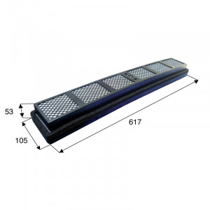 Filtre de cabine à charbon actif pour SDF Ref 0.013.0324.2/10 / 0.013.0324.2/30 