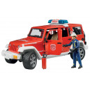 Jeep Wrangler Unlimited Rubicon voiture des pompiers et pompier