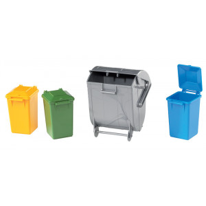 4 conteneurs poubelles