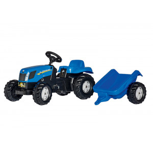 Tracteur New Holland TVT 190 avec remorque RollyKid