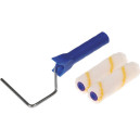 Rouleau a peinture avec manche 10 cm
