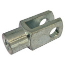 Chape femelle en U M10 &Oslash; 10 mm pour v&eacute;rin a gaz