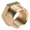 R&eacute;duction double en laiton m&acirc;le 1" vers femelle 3/4" 