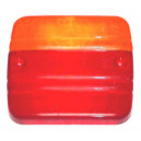 Cabochon Veralux arrière rouge/orange